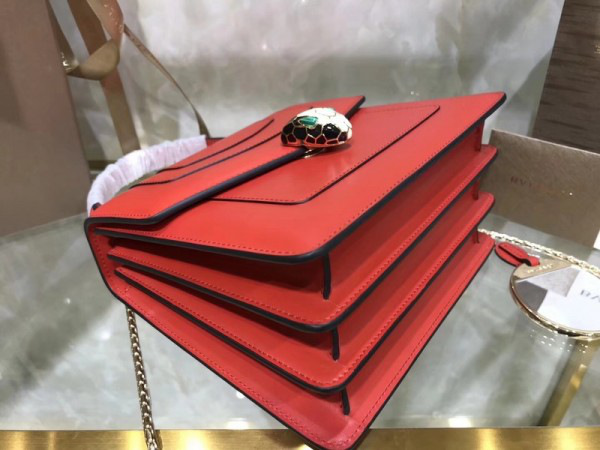 cohotbag Bv1g*ai serpenti forever calf leather flap cover handle bag 280165