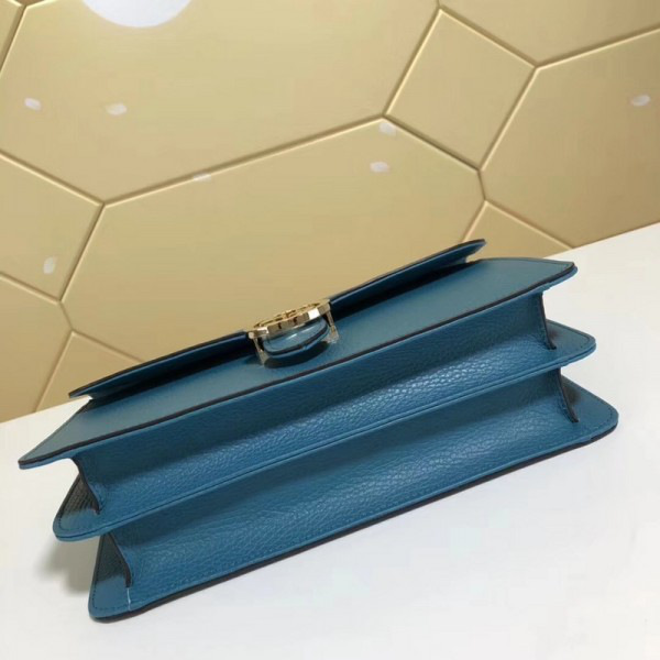 Gvc*1 gg flap shoulder bag on chain sapphire blue cohotbag 510303