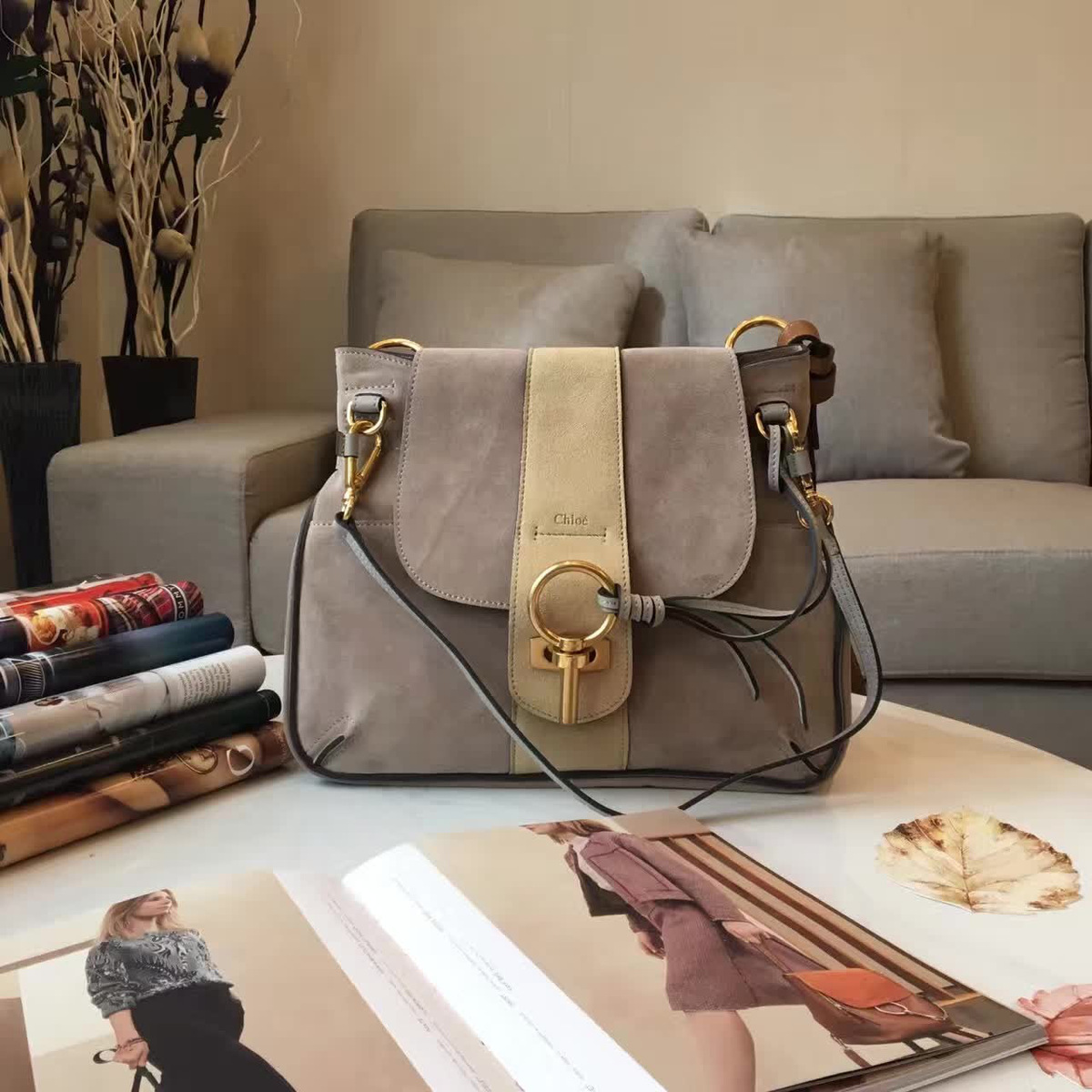 Chloé cortex lexa z1364 28cm x 24.5cm x 10cm