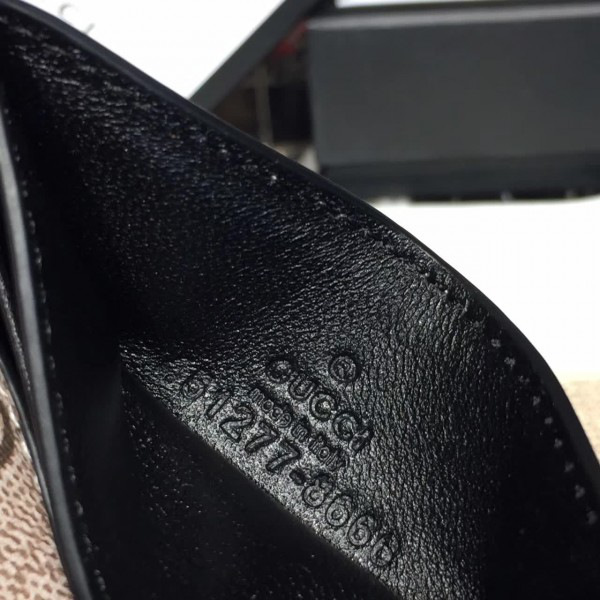 Gvc*1 gg leather card holder 02 10cmx7.5cm