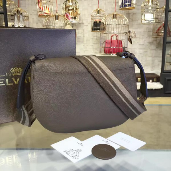 Delvaux calfskin le mutin saddle bag 28.5cm x 22cm x 10.5cm