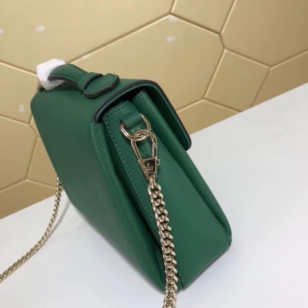 Gvc*1 gg flap shoulder bag on chain green cohotbag 5103032