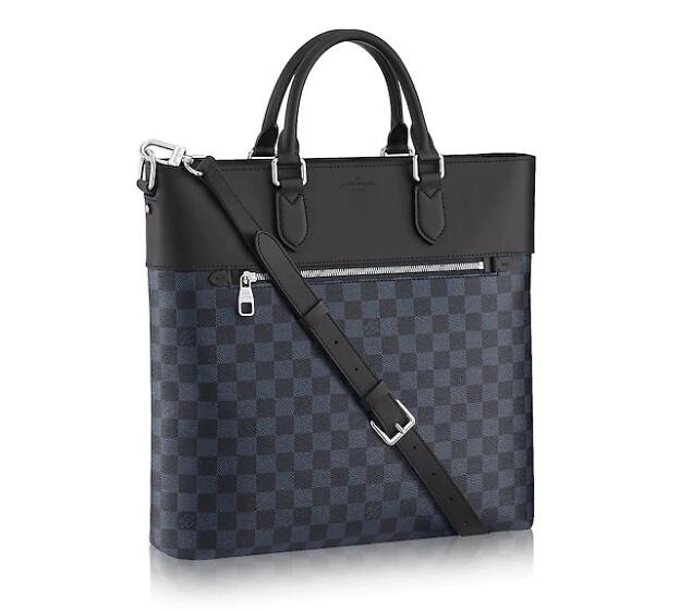 cohotbag l0vis Vvtt0n newport tote n41588 damier cobalt black