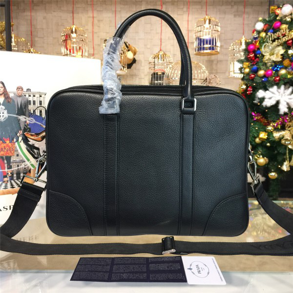 Pra*a leather briefcase 4204 38cm x 8cm x 28cm
