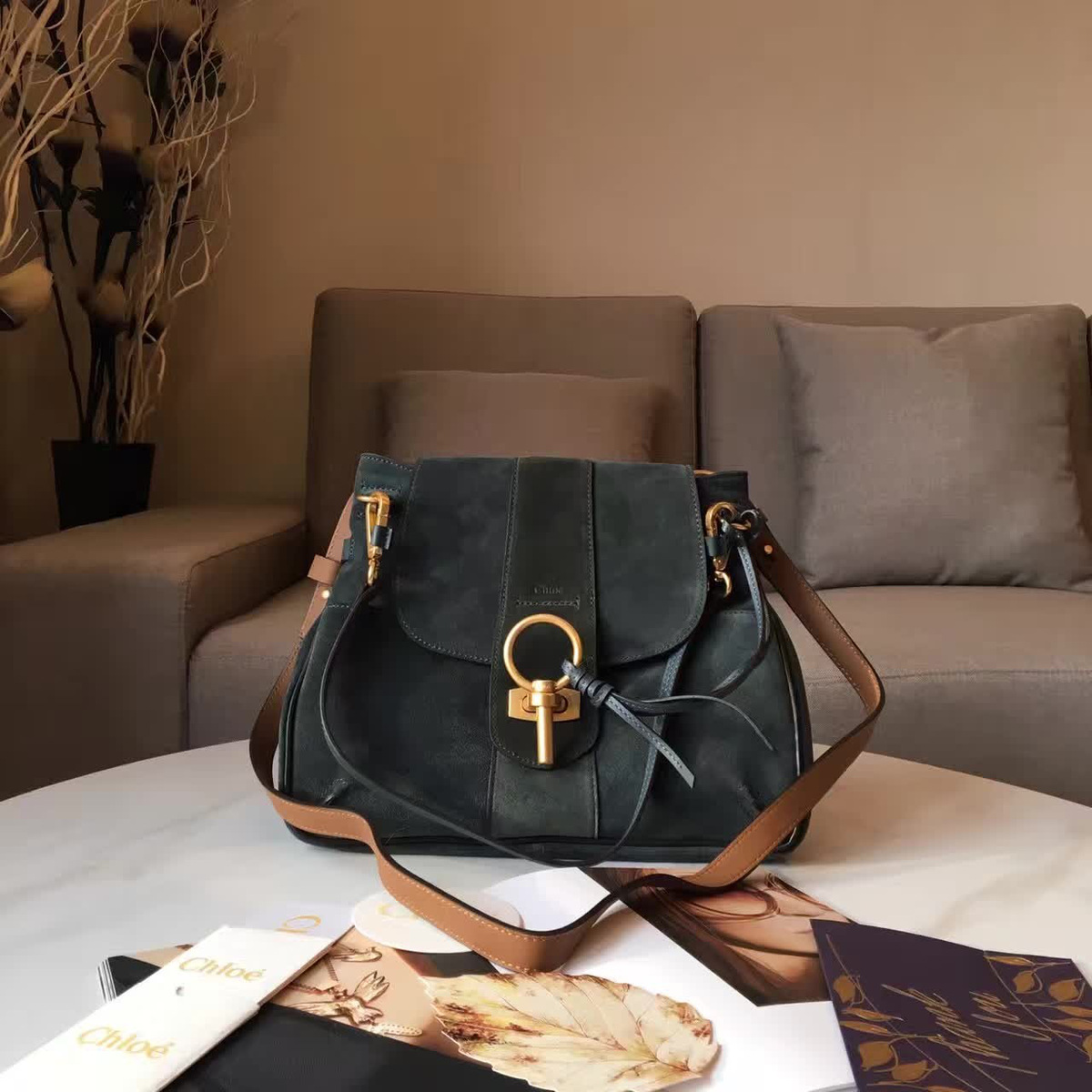 Chloé cortex lexa z1356 28cm x 24.5cm x 10cm