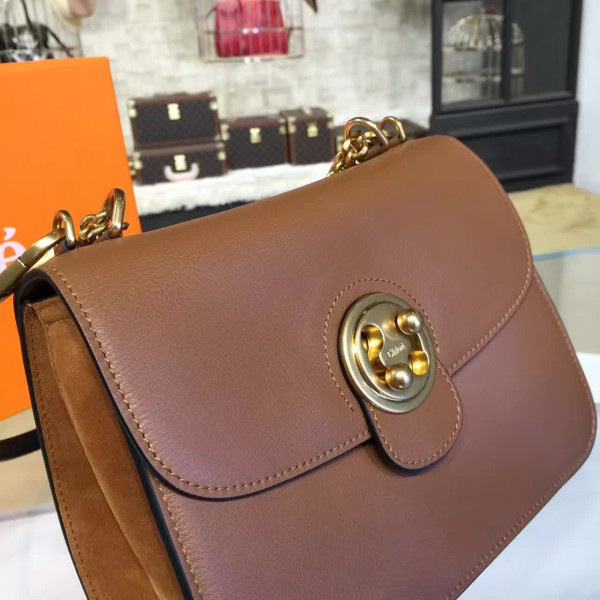 Chloe leather mily z1326 23.5cm x 18cm x 8.5 cm