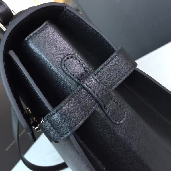 Delvaux calfskin mm tempete satchel  27cm x11cm x 21cm