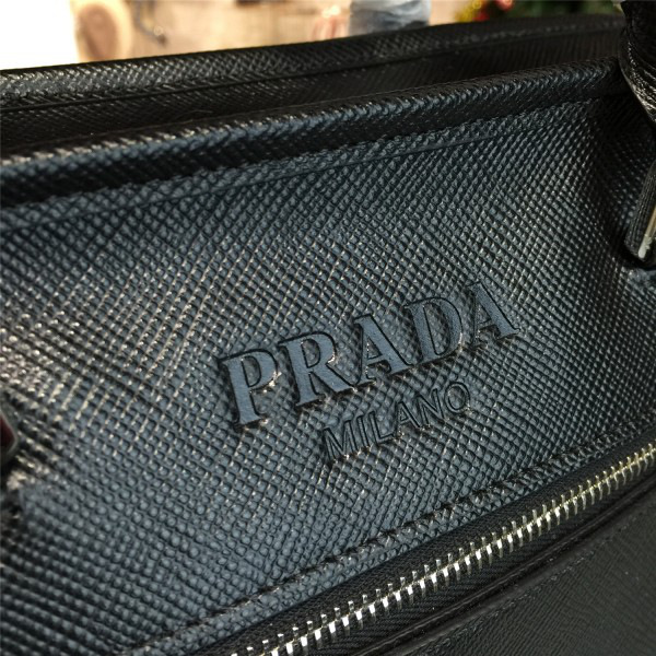 Pra*a leather briefcase 4232 37.5cm x 8.5cm x 27.5cm