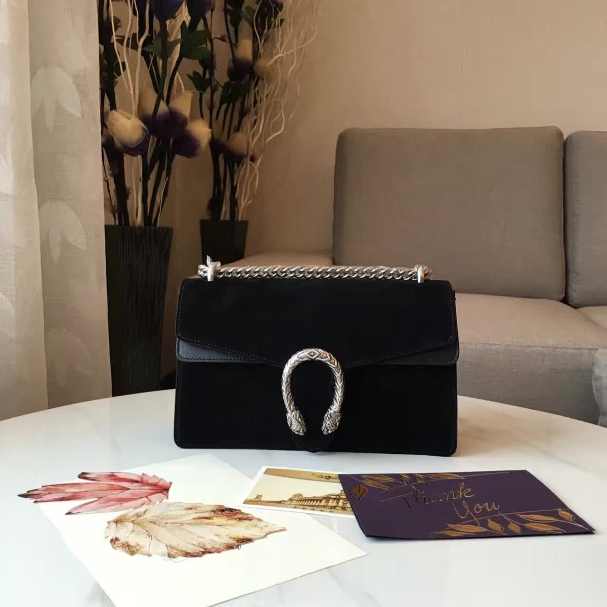 Gvc*1 dionysus shoulder bag z051 28cm x 18cm x 9cm