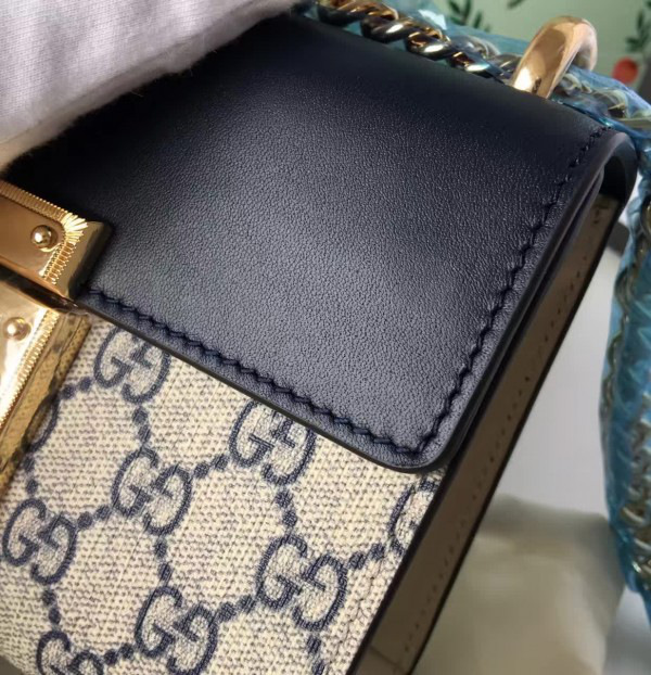 Gvc*1 gg leather padlock 2394 20cm x 12.7cm x 7.6cm