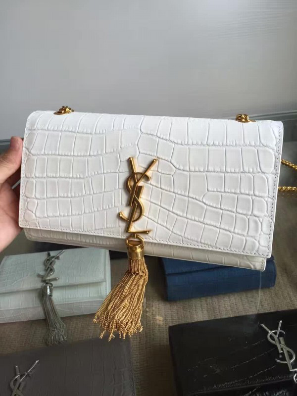 Y51 monogram kate bag with leather tassel 5010 24cm x 14.5cm x 5.5cm