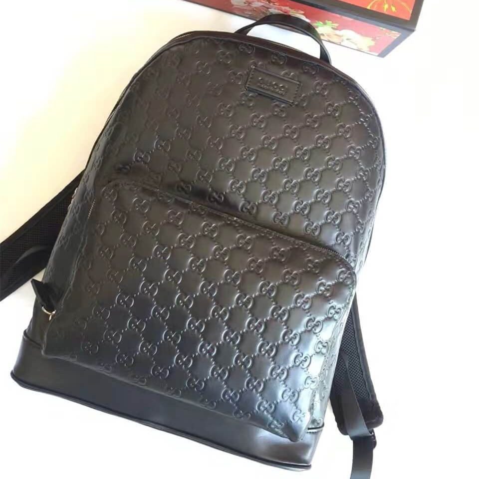 Gvc*1 gg leather backpack 07 31cm*42cm*14cm