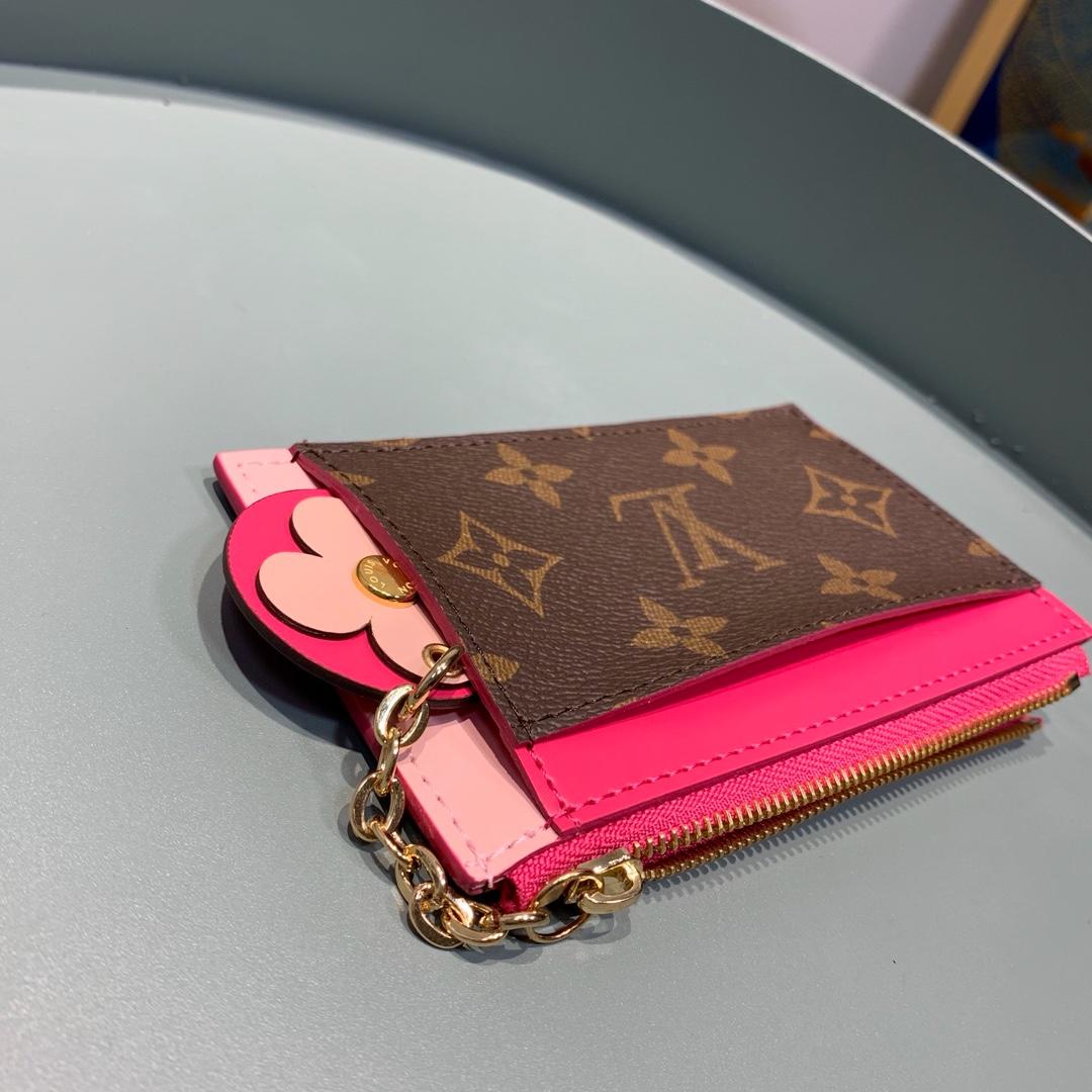 Lv zipper clip monogram canvas 01 13.0x 7.5x 0.4 cm