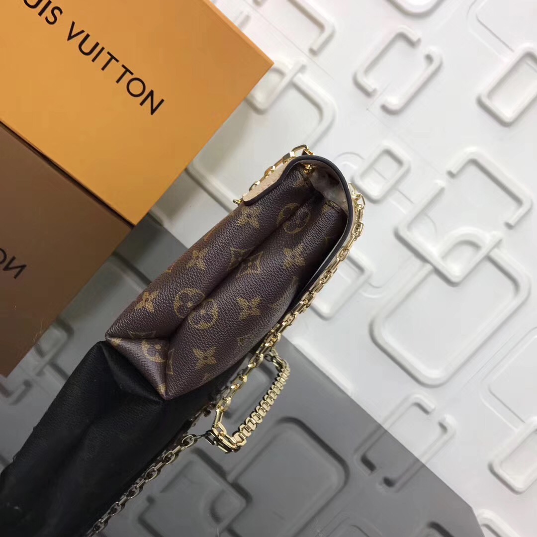 Lv monogram chain bag m41200 khaki 26 x 17 x 6 cm