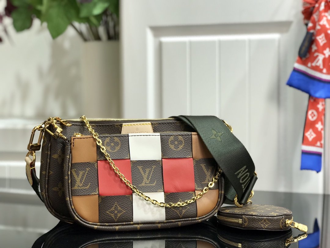 LV three-piece handbag