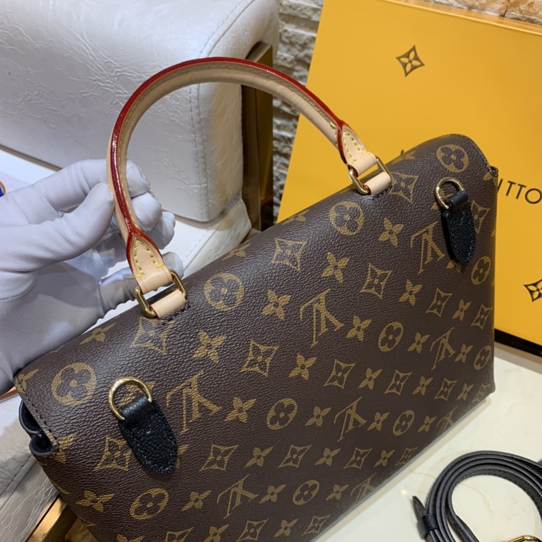 l0vis Vvtt0n message bag black m44259 29.0 x 21.0 x 13.5 cm