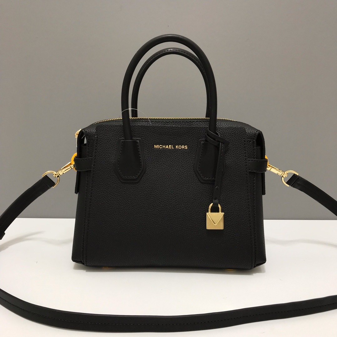 Mercer Medium Pebbled Leather Belted Satchel 27 x 20 x 11cm