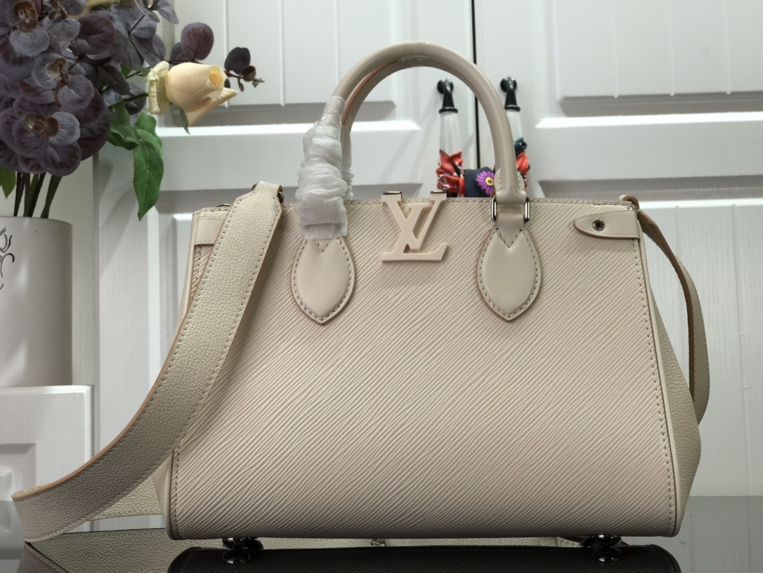 l0vis Vvtt0n grenelle tote pm cream m57681 27 x 19 x 11.5 cm