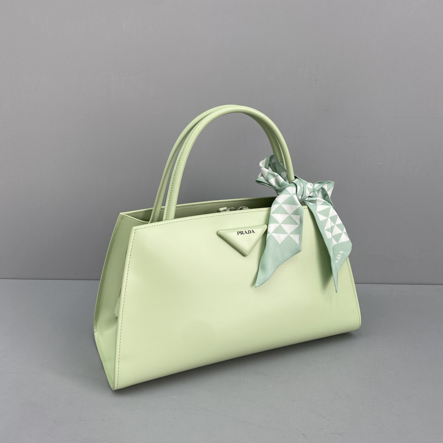 Pra*a miuccia x raf simons lime green blue 33 x 18 x 13.5 cm