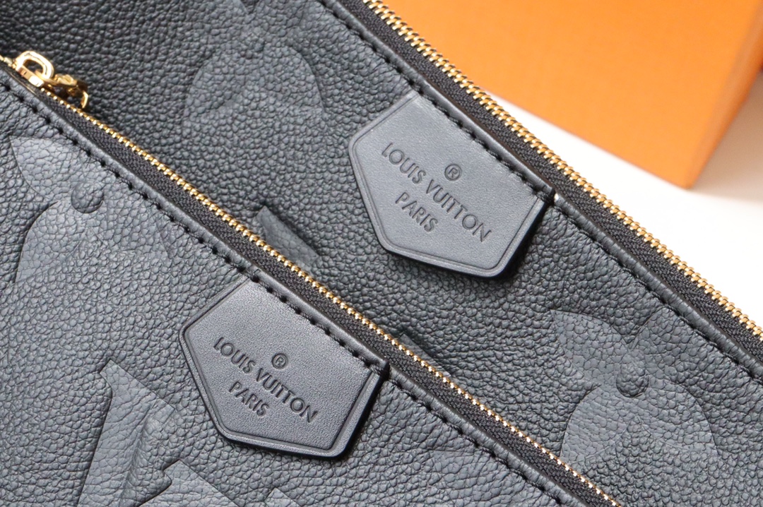 l0vis Vvtt0n multi pochette accessoires monogram empreinte leather black m80399 24 x 13.5 x 4 cm