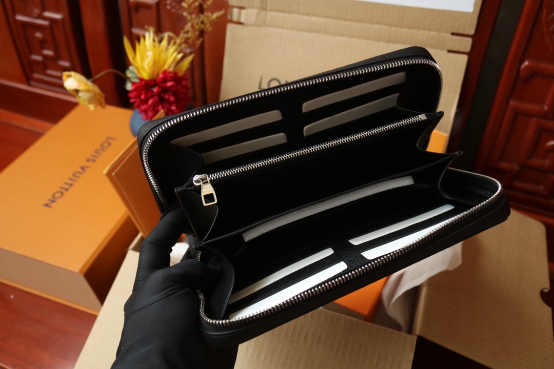 l0vis Vvtt0n zippy xl wallet monogram eclipse canvas black m61698 23 x 15 x 4 cm