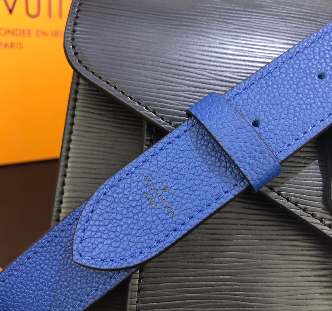 l0vis Vvtt0n neo monceau epi leather cowhide black m55403 22 x 18 x 9 cm