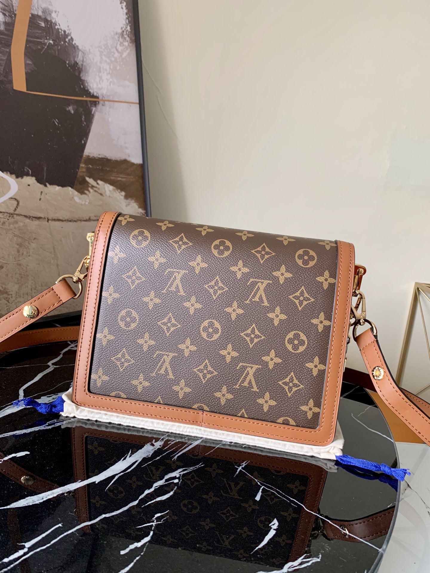 l0vis Vvtt0n dauphine mm monogram canvas m44391 24.5 x 19 x 6 cm