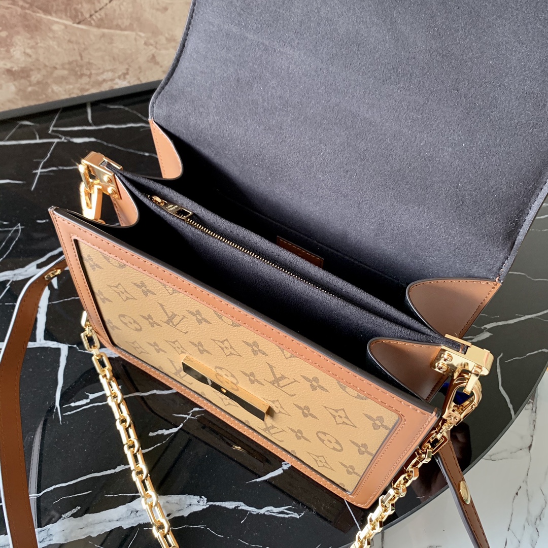 l0vis Vvtt0n dauphine mm monogram canvas m44391 24.5 x 19 x 6 cm