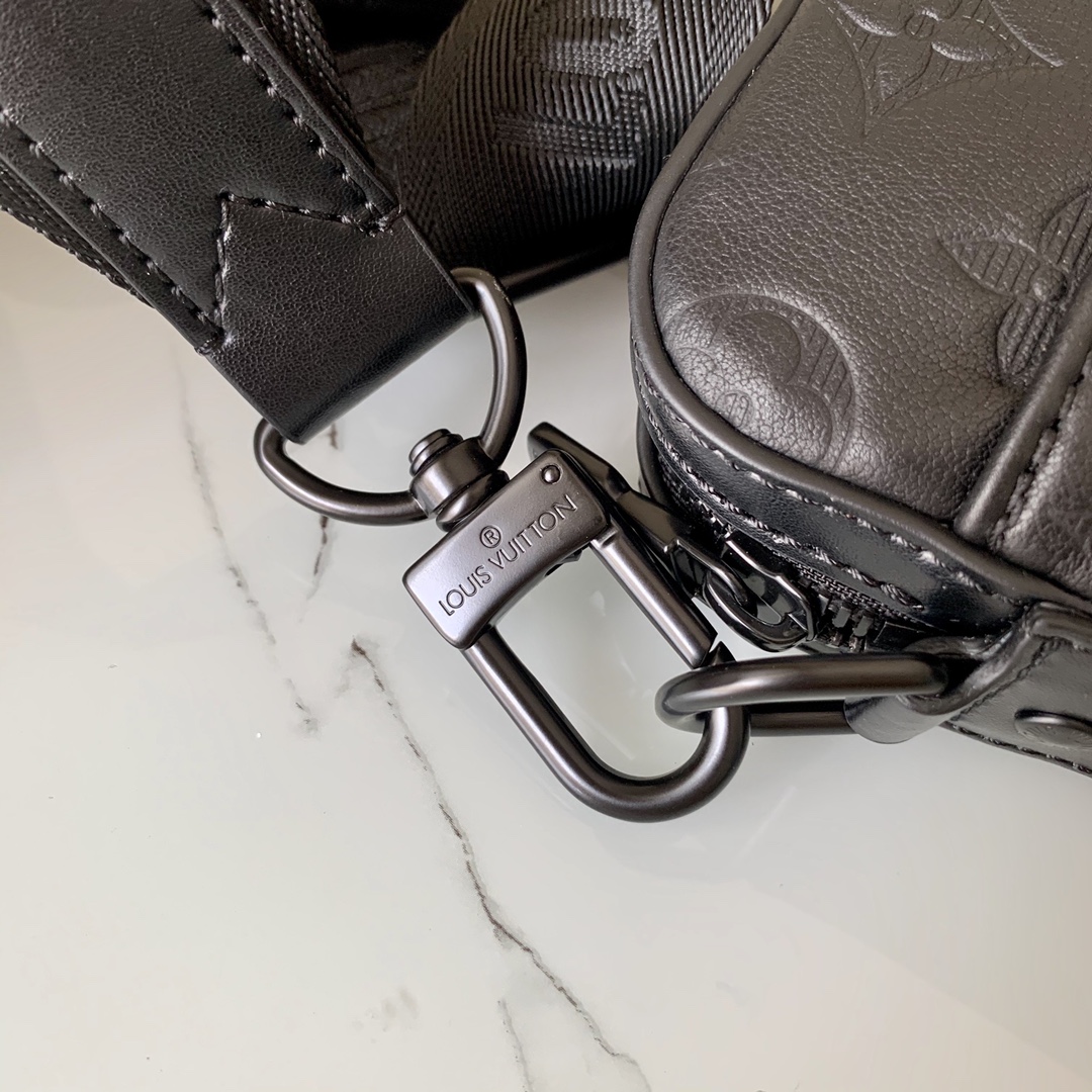 l0vis Vvtt0n duo messenger monogram shadow leather black m69827 26 x 18.5 x 5 cm