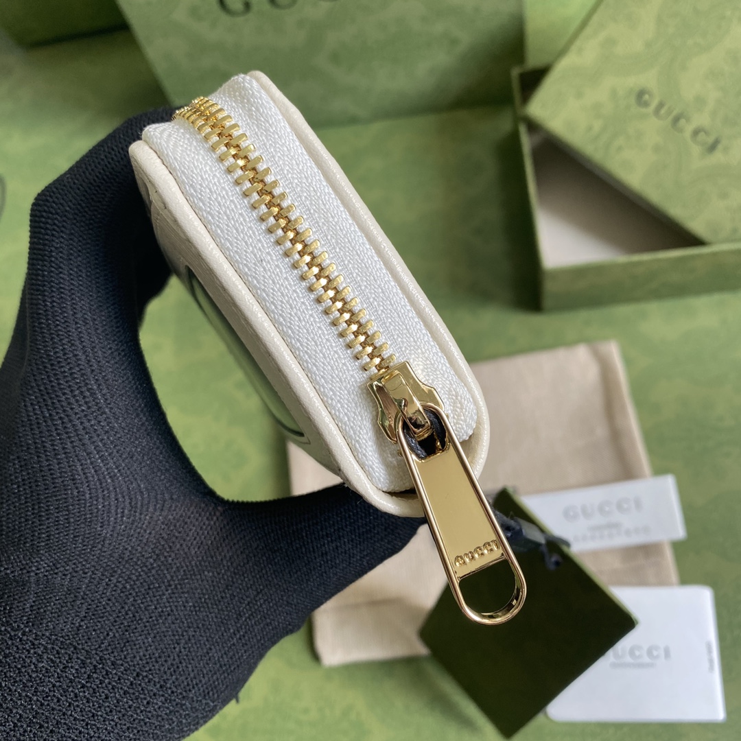 Gvc*1 horsebit 1955 card case white 658549 11.5 x 8.5 x 3 cm