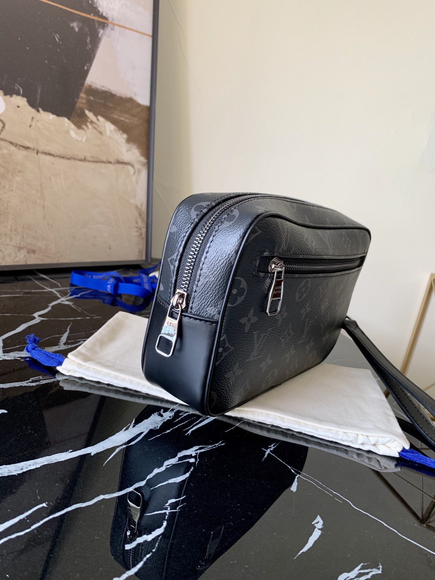 l0vis Vvtt0n kasai clutch monogram canvas black m42838 24 x 16 x 6 cm