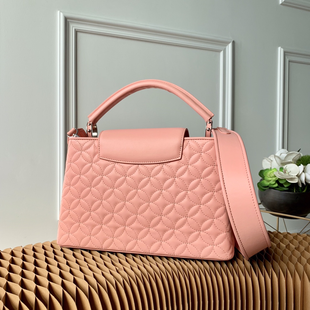 l0vis Vvtt0n capucines mm monogram flower pink m55366 31 x 20 x 11 cm