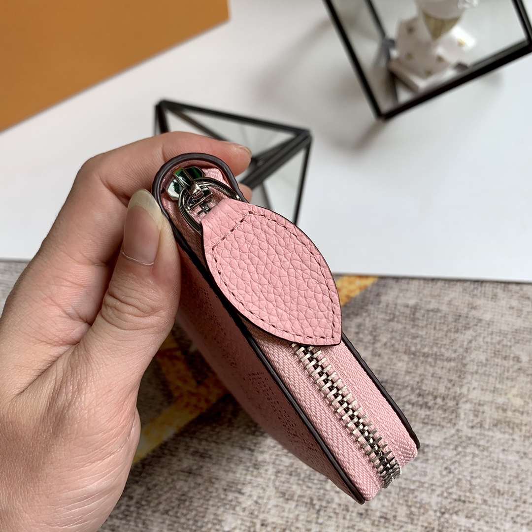 l0vis Vvtt0n zippy wallet monogram perforations mahina leather magnolia m61868 19 x 10 cm