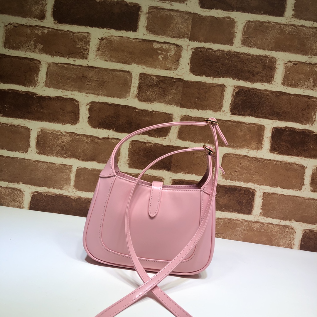 Gvc*1 mini jackie 1961 shoulder bag leather pink 637091 19 x 13 x 3 cm