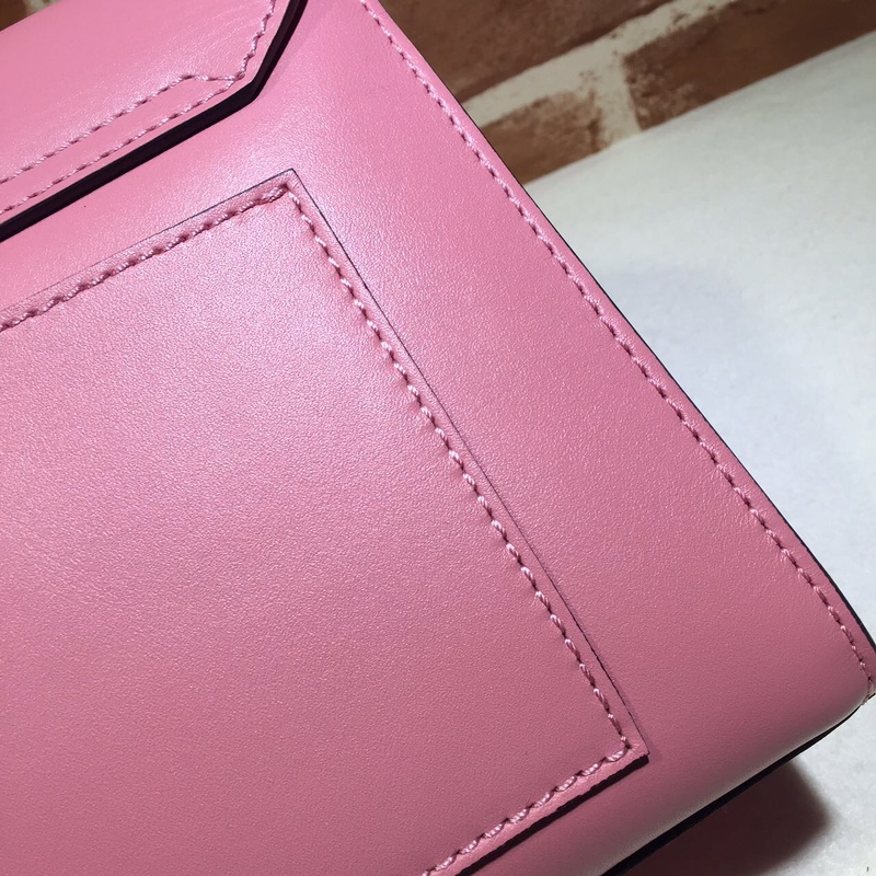 Gvc*1 medium padlock  shoulder bag leather pink 409486 30 x 19 x 10 cm