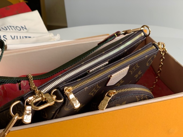 l0vis Vvtt0n multi pochette accessoires monogram canvas khaki m44840 24cm