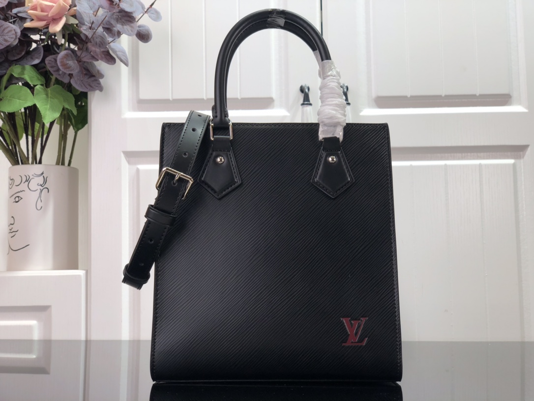 l0vis Vvtt0n sac plat bb epi leather black m58660 25 x 18 x 10 cm