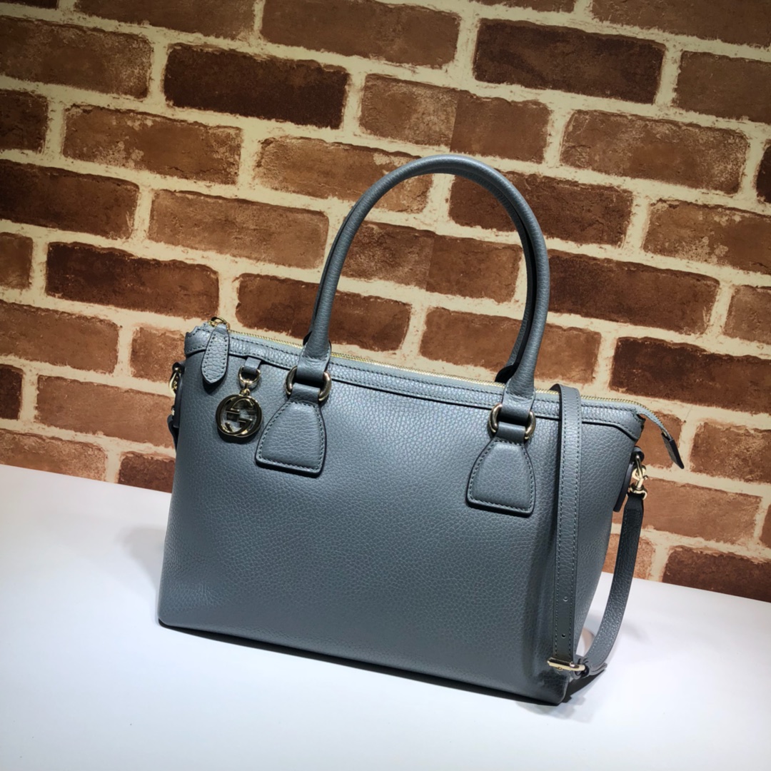 Gvc*1 convertible straight leather gray 449659 30 x 22 x 12 cm