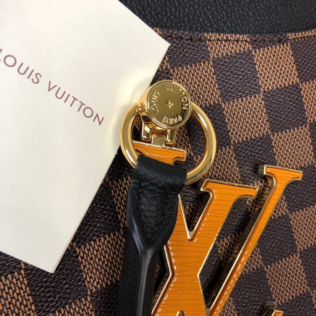 l0vis Vvtt0n lv riverside damier ebene canvas black n40050 36 x 25 x 15 cm