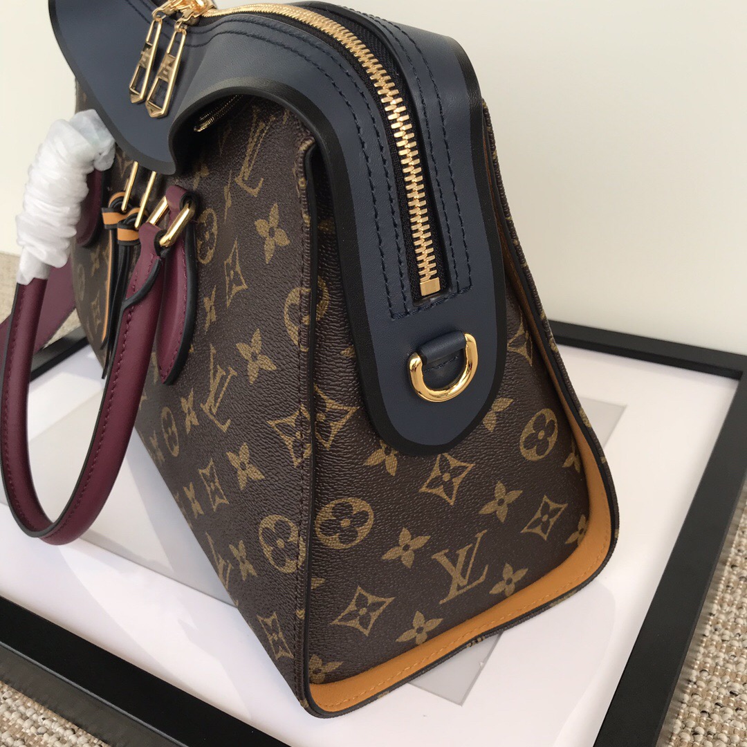 l0vis Vvtt0n tuileries tote bag monogram canvas purple m41456 35 x 24 x 13 cm