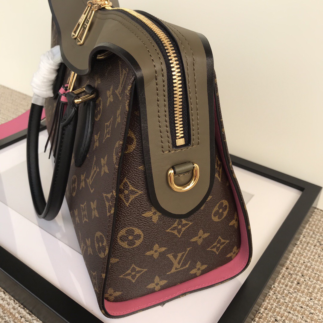 l0vis Vvtt0n tuileries tote bag monogram canvas dark taupe m41456 35 x 24 x 13 cm