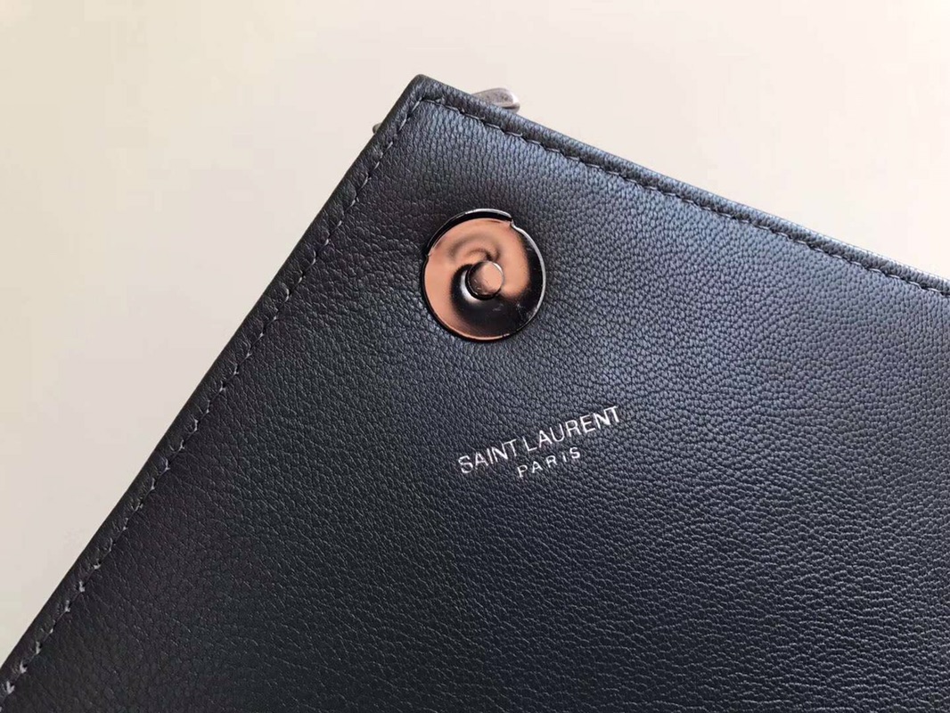 Y51 large college tote leather silver metal gray 392738 32 x 21 x 8 cm