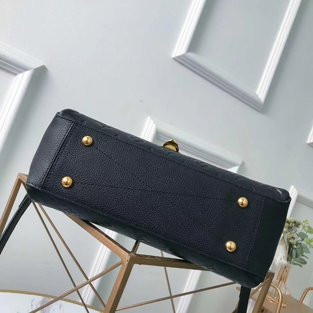 l0vis Vvtt0n georges bb monogram empreinte leather black m53941 27.5 x 17 x 11.5 cm