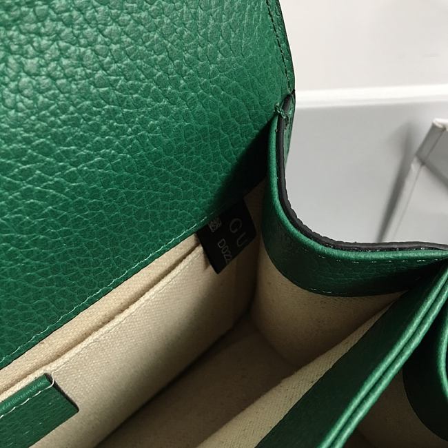 Gvc*1 mini dionysus top handle green bag 523367 20 x 14 x 11 cm