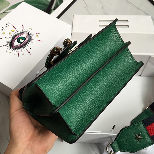 Gvc*1 mini dionysus top handle green bag 523367 20 x 14 x 11 cm