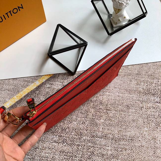 l0vis Vvtt0n pochette melanie mm red m68705 23 x 16 x 2 cm