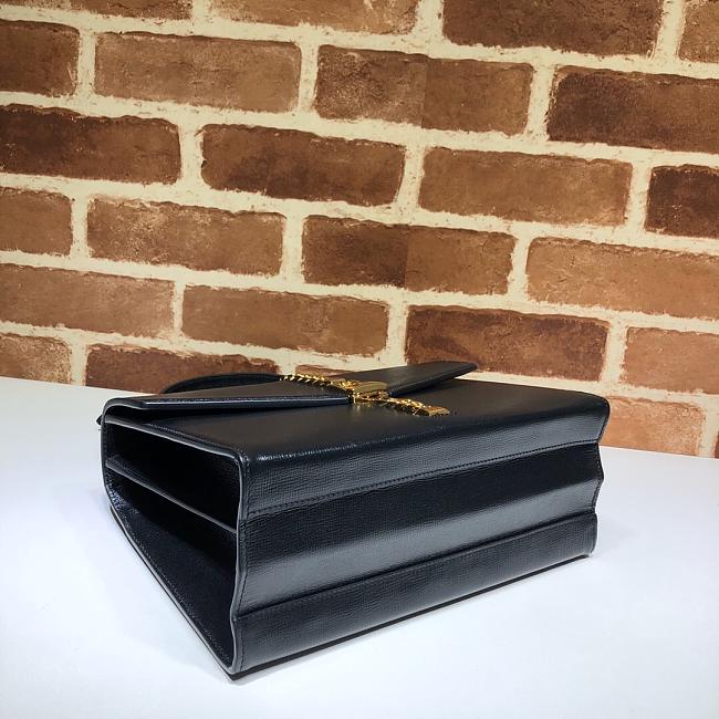 Gvc*1 sylvie 1969 small top handle bag black 602781 26 x 19 x 10.5 cm