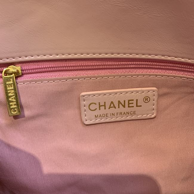 Ch**el state of the art hobo bag pink as0845 21 x 24 x 14 cm