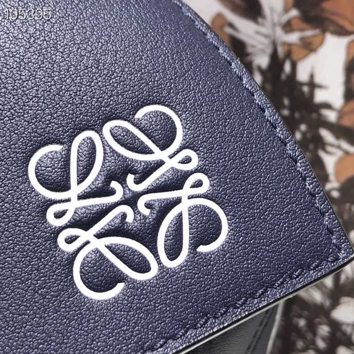 L0ew* puzzle dark blue bag 29cm