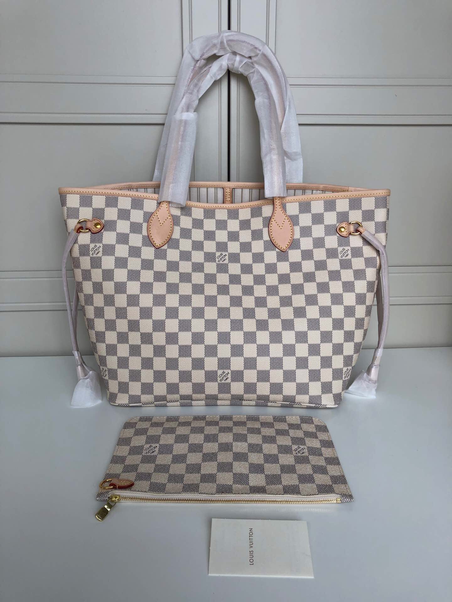 LV Neverfull Mommy shopping gm bag white 40cm
